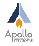 Logo of Apollo International School and new child